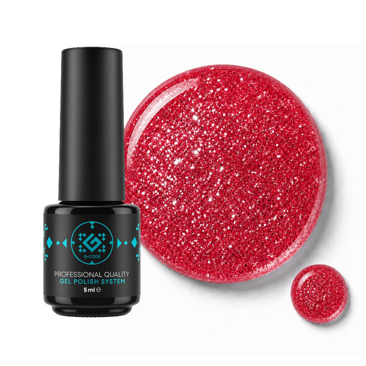 Reflective Summer Gel Polish G-Code — світловідбиваючий гель-лак з мерехтливим ефектом #4